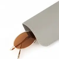 Футляр для очков, без застёжки, 17.5&times;0.3&times;7.5 см, серый