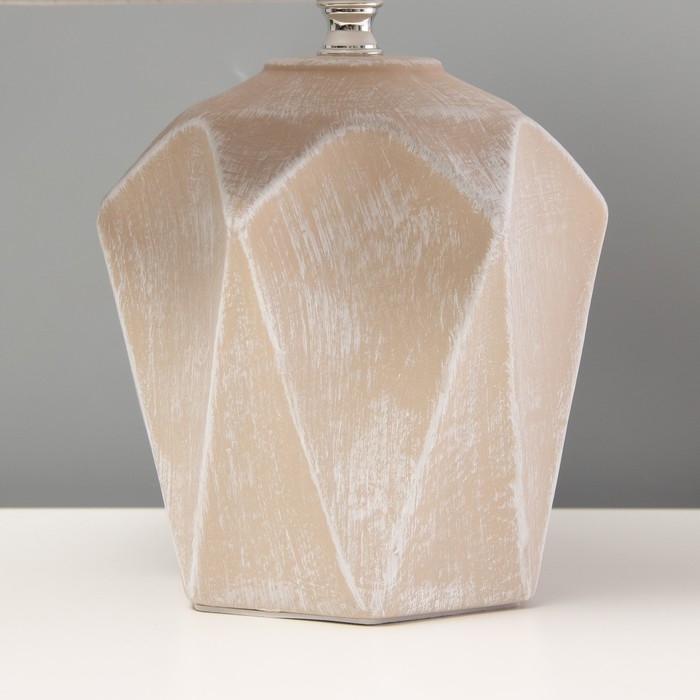 Настольная лампа Настольная лампа "Аурика" Е14 40Вт бежевый 22х22х34см