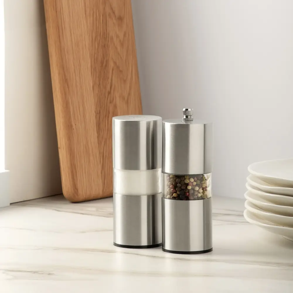 VETTA Набор для специй 2пр. мельница 14см + солонка 13см, акрил, P3 5305SP