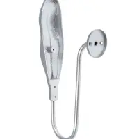 Крючок для штор CAPPIO KS040, цвет серебро с золотом, набор 2 шт Крючок для штор CAPPIO KS040, цвет серебро с золотом, набор 2 шт