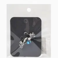 Брошь &laquo;Конфета&raquo; кристалл сердце, цвет голубой в серебре