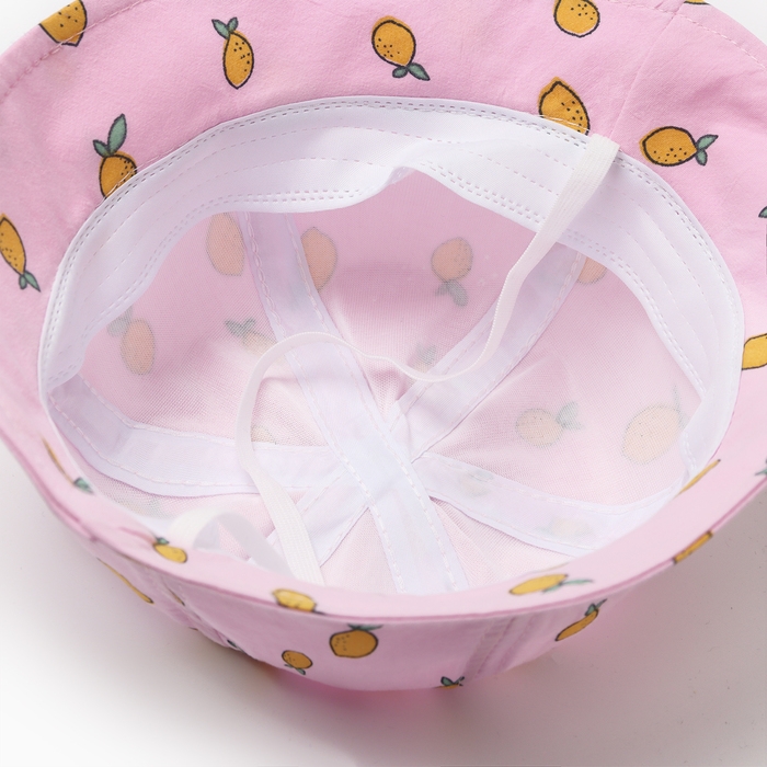 Панама детская Панама детская "Лимончик" MINAKU, цвет розовый, р-р 46