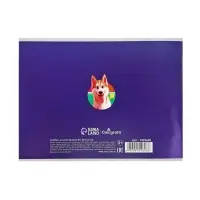 Альбом для рисования Calligrata А4, 20 листов, на скрепке, МИКС