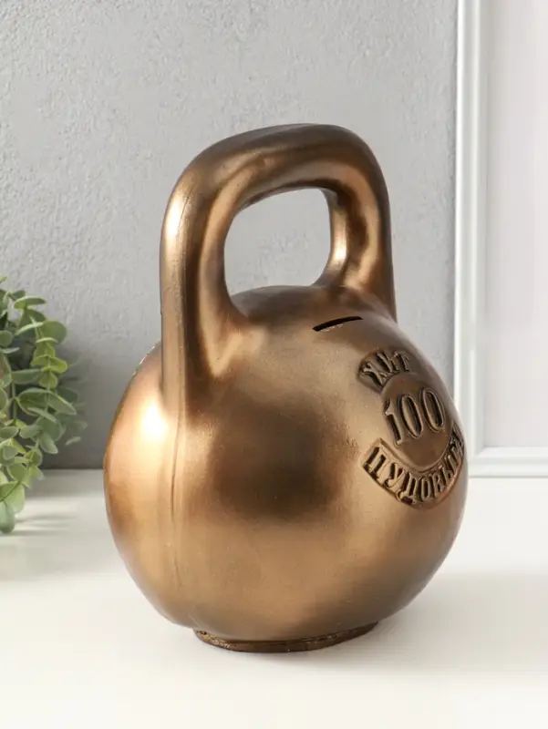 Копилка для денег &laquo;Гиря 32 кг&raquo;, гипс, 28&times;20 см