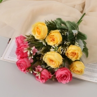 Букет "Роза индиголетта" 6х27 см, микс