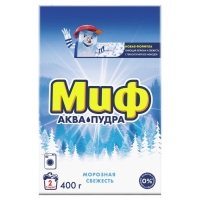 Стиральный порошок "Миф - Морозная свежесть", автомат, 400 г