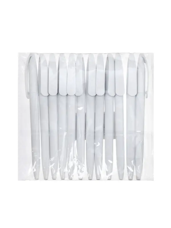 Ручка под логотип Calligrata, шариковая, поворотная, синий стержень, узел 0.7 мм, корпус белый