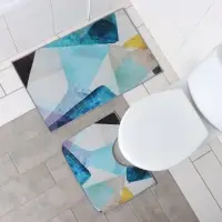 Коврики для ванной и туалета Доляна &laquo;Эмоции&raquo;, 2 шт., 50&times;80 см, 50&times;40 см