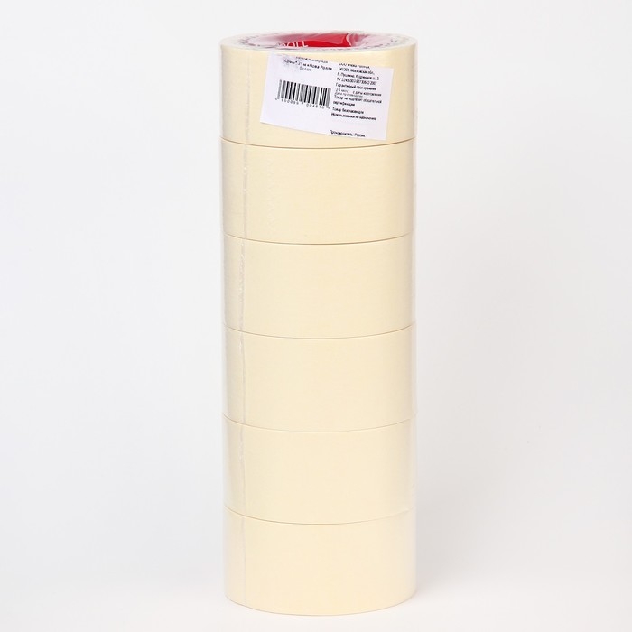 Малярная лента 48мм*25м  Малярная лента 48мм*25м "Нова Ролл", белая