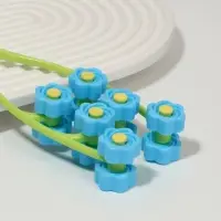 Массажёр для лица &laquo;Букет&raquo;, 22.5&times;6.5&times;3.5 см, 12 роликов, МИКС