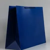 Пакет ламинированный горизонтальный "Синий", XXL 61 х 46 х 20 см Пакет ламинированный горизонтальный "Синий", XXL 61 х 46 х 20 см