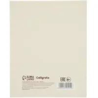 Тетрадь 5 штук, 48 листов в клетку Calligrata &laquo;Кофе&raquo;, серые листы, блок №2, 5 видов