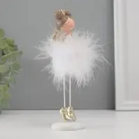 Фигурка полистоун &laquo;Ангелочек-сердечко пушок&raquo;, 17.5&times;6&times;5.5 см