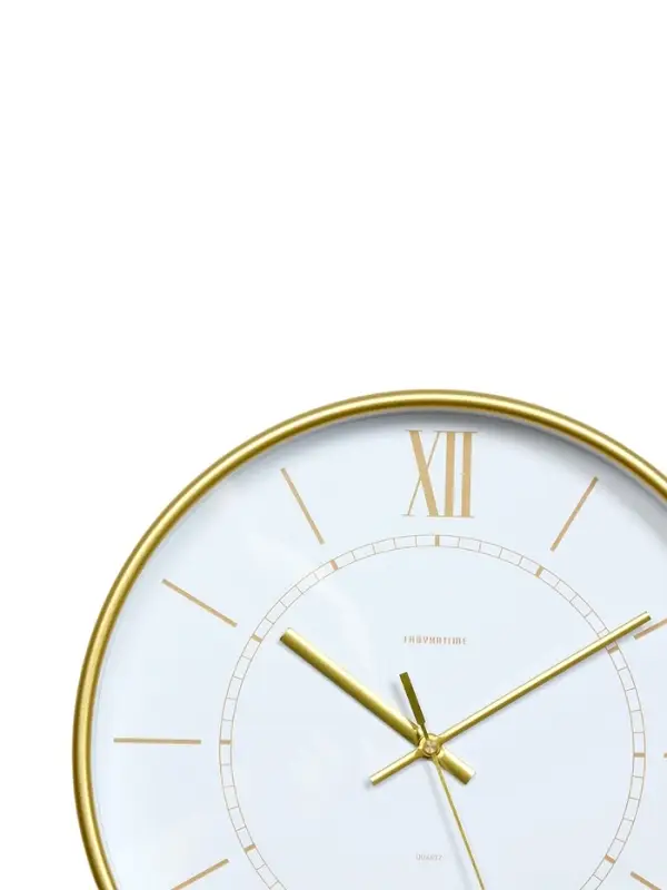 Часы настенные интерьерные &laquo;Эдит&raquo;, d=30.5 см, золотистые