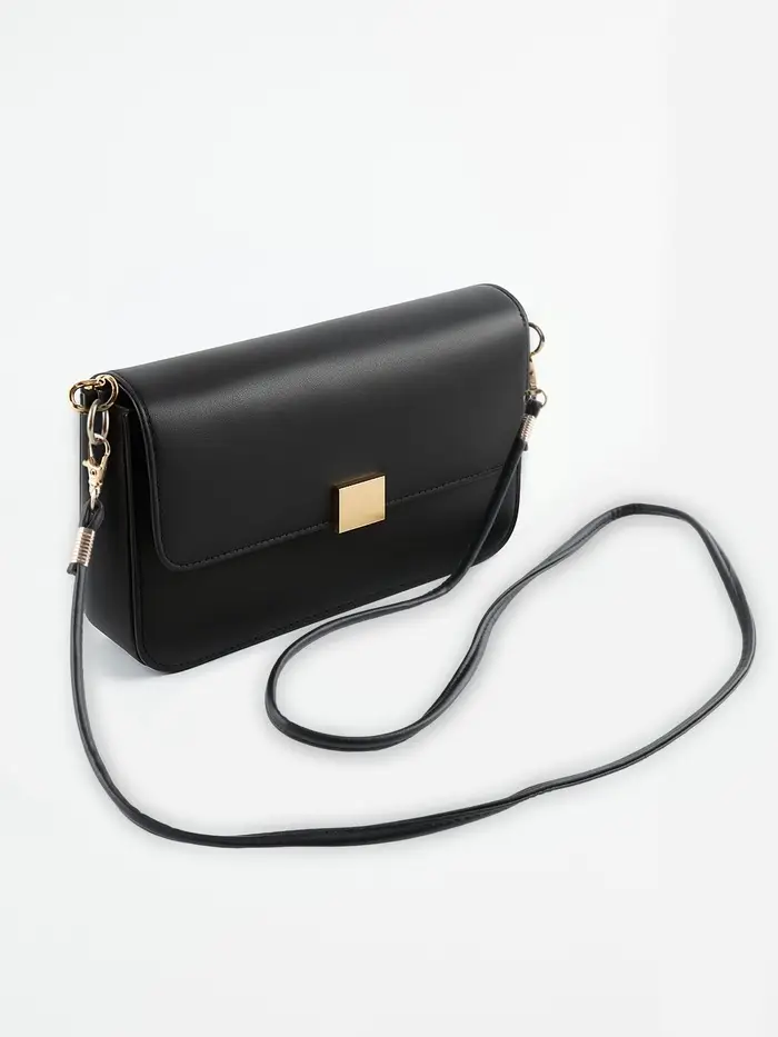 Ручка-шнурок для сумки, с карабинами, 120&times;0.6 см, чёрная