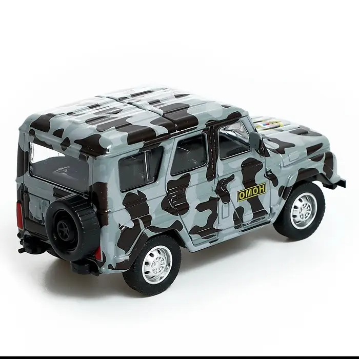 Машина металлическая &laquo;УАЗ Hunter. ОМОН&raquo;, инерция, 1:43