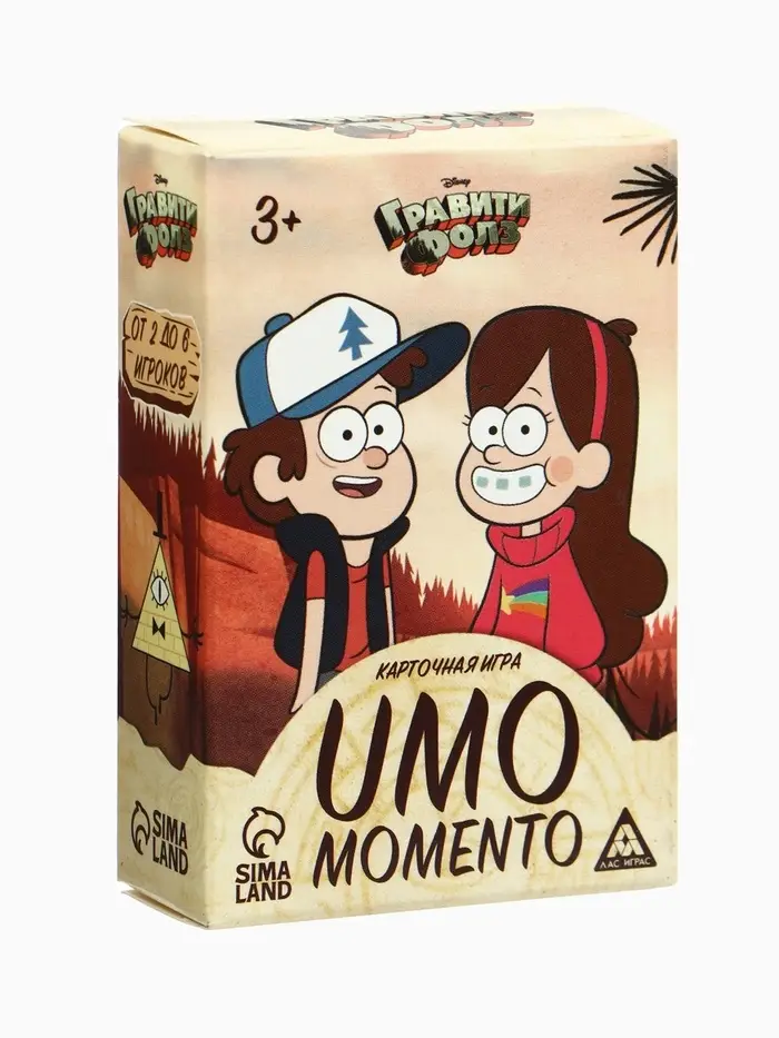 Игра карточная UMO Momento, Гравити Фолз, 70 карт, 3+