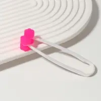 Массажёр для лица, 12&times;3.5 см, 2 ролика, розовый