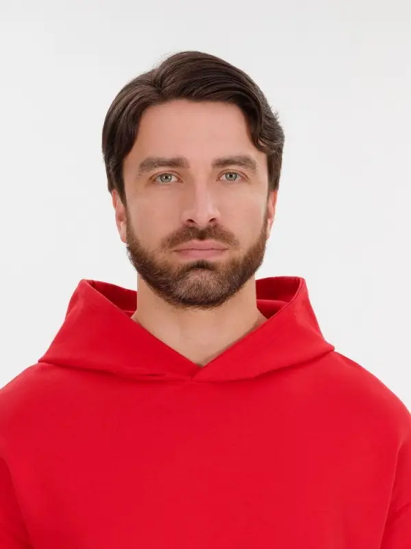 Худи оверсайз унисекс Outshine, красное, размер XS/S Худи оверсайз унисекс Outshine, красное, размер XS/S