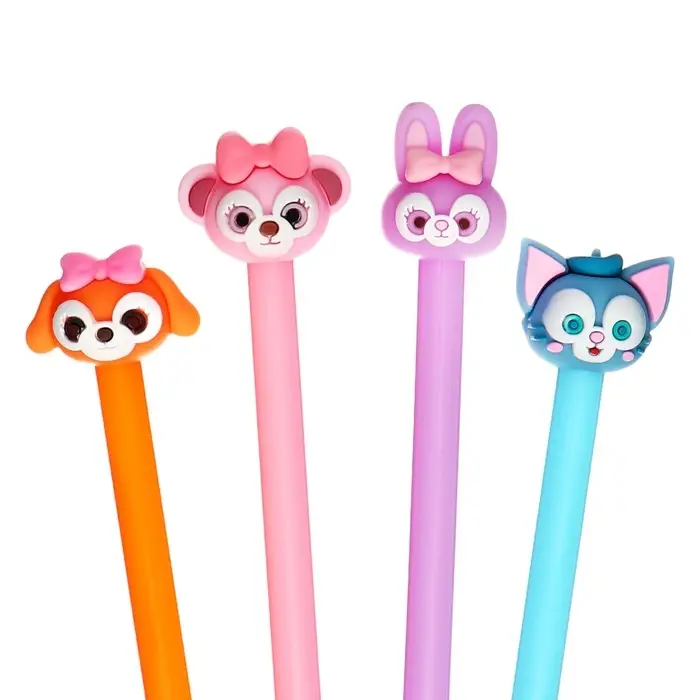 Ручка-прикол Calligrata &laquo;Зверюшки&raquo;, чёрный стержень, гелевая, МИКС