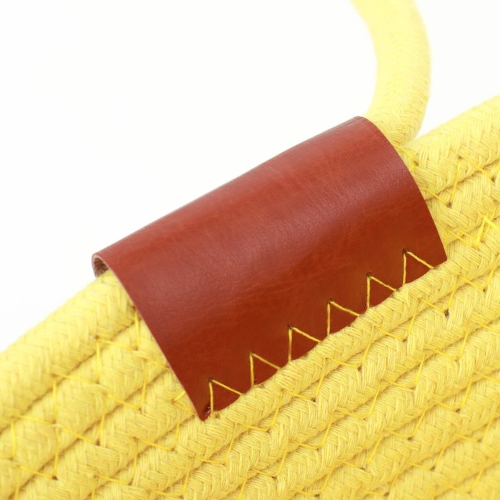 Экологичный лежак  для животных  (хлопок+рогоз),  45 х 37 х 16 см, вес до 25 кг, жёлтая Экологичный лежак  для животных  (хлопок+рогоз),  45 х 37 х 16 см, вес до 25 кг, жёлтая