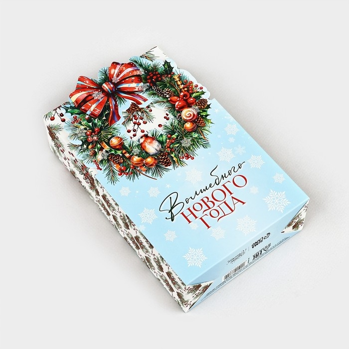 Коробка новогодняя складная «Волшебного Нового года» 12.3 х 21 х 5.3 см, Новый год Коробка новогодняя складная «Волшебного Нового года» 12.3 х 21 х 5.3 см, Новый год