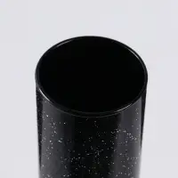 Ваза для цветов &laquo;Крапле&raquo;, прямая, h=26 см, стекло, чёрная