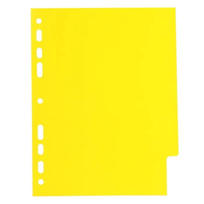 Набор разделителей листов А5 Office-2000, 5 листов без индексации, цветные, пластик 120 мкм Набор разделителей листов А5 Office-2000, 5 листов без индексации, цветные, пластик 120 мкм