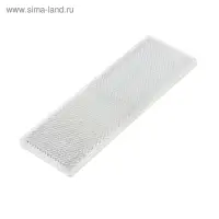 Катафот на самоклеящейся основе, 14.5×5 см, белый