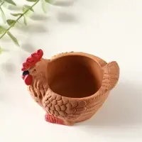 Подставка для мелочей &laquo;Курица&raquo; 8&times;9&times;6 см, мультиколор, гипс