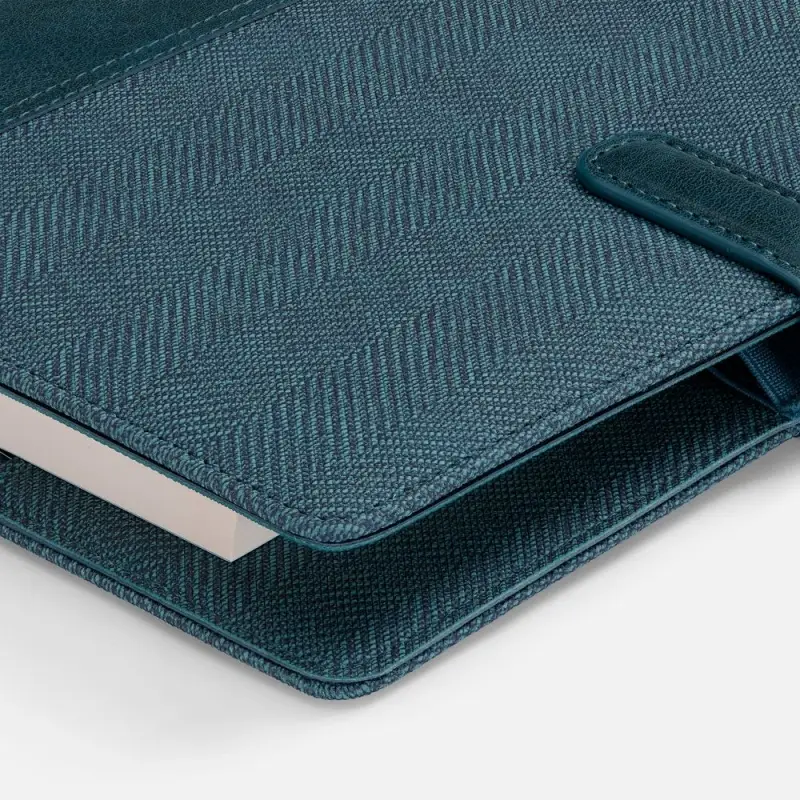 Ежедневник-органайзер Twill, недатированный, синий