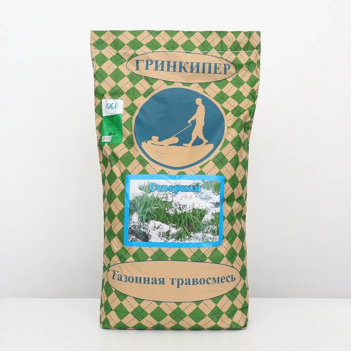 Газонная травосмесь  Газонная травосмесь "Гринкипер", "Северная", 20 кг