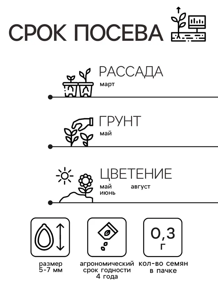 Семена Люпин "Канделябр", ц/п,  0,3 гр.