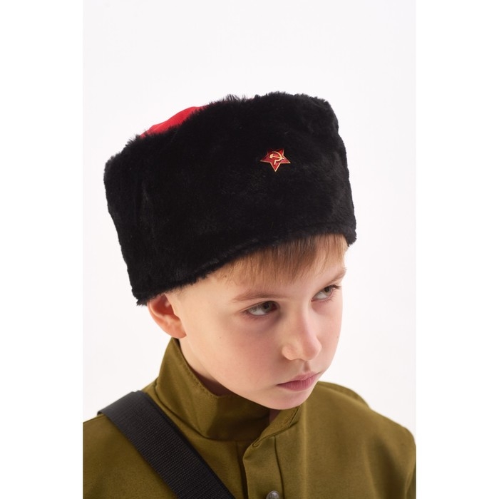 Кубанка со звездой, размер 56 см Кубанка со звездой, размер 56 см