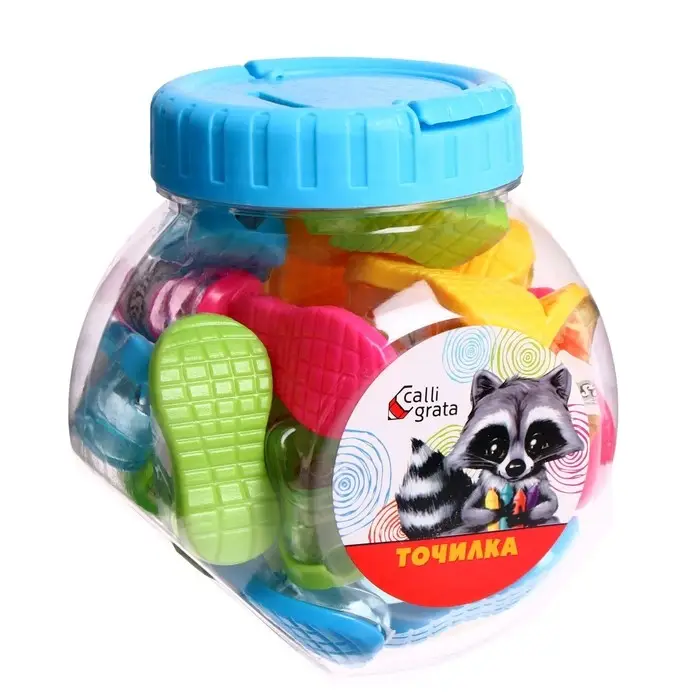 Точилка с контейнером «Кроссовки», МИКС Точилка с контейнером «Кроссовки», МИКС