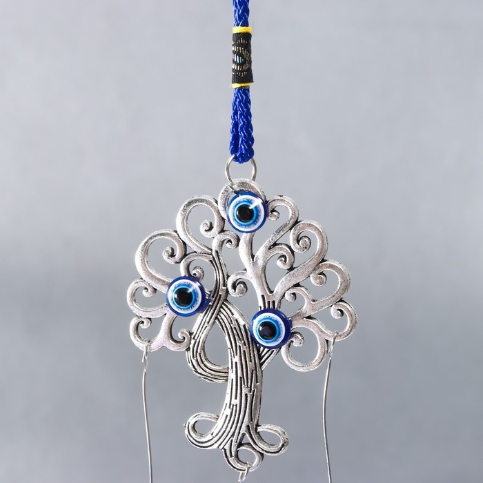 Музыка ветра металл Музыка ветра металл "Дерево жизни" от сглаза 2 колокольчика 22х6,5 см