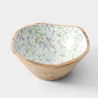 Салатник &laquo;Оттенки сирени&raquo;, 29&times;29&times;11 см, дерево манго