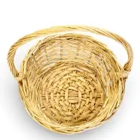 Набор корзин 3 шт ИВА 33x33x13 28x28x11 22x22x11 см ПЛЕТ ручка h=20/18/16 см