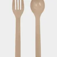 Ланч-бокс , 3 отделения, вилка и ложка, размер 22х16х6,5 см, цвет ментоловый