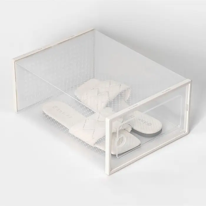 Коробка для хранения обуви с дверцей Доляна Middle size, 24&times;33&times;14 см, 2 шт.