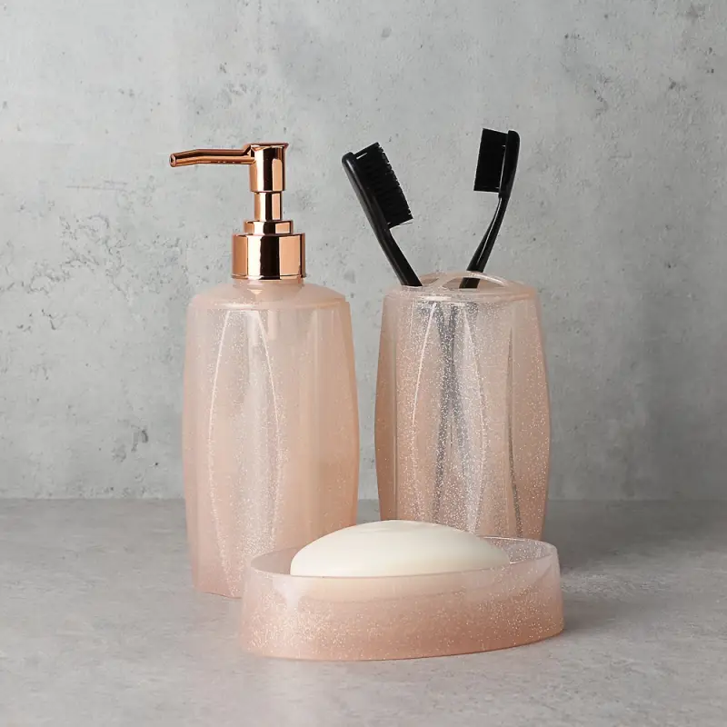 VETTA Стакан для ванной комнаты "Лунный камень", полистирол