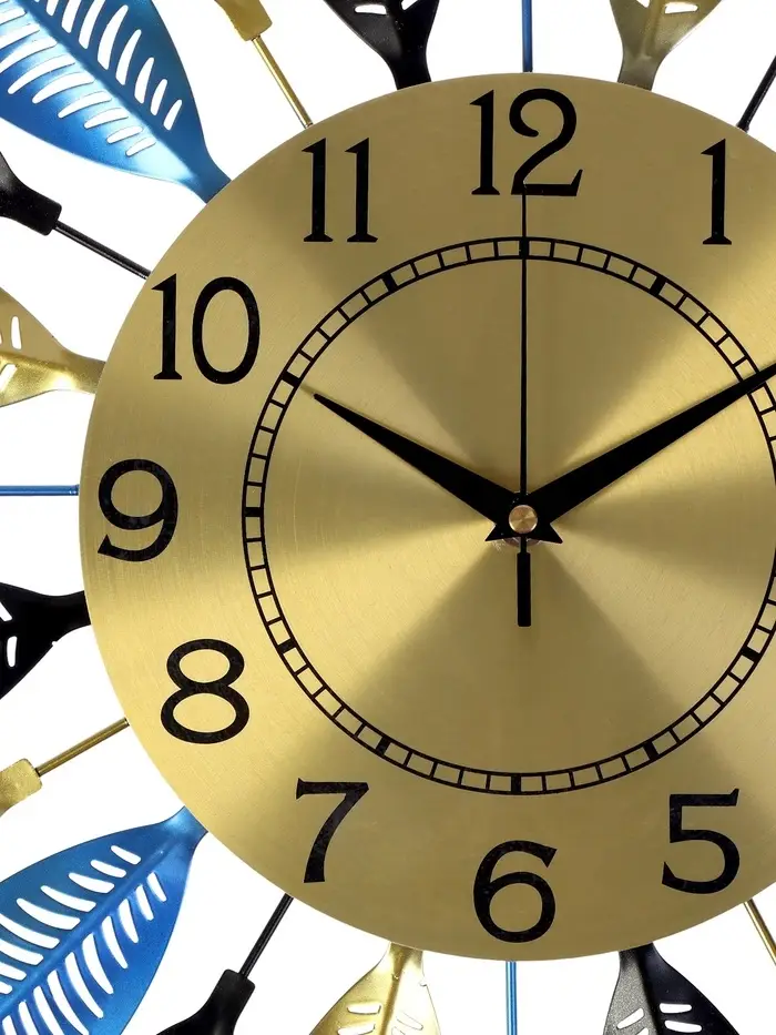 Часы настенные интерьерные &laquo;Вемен&raquo;, серия: Ажур, дискретный ход, d=60 см, циферблат d=22 см, от батарейки 1&times;АА