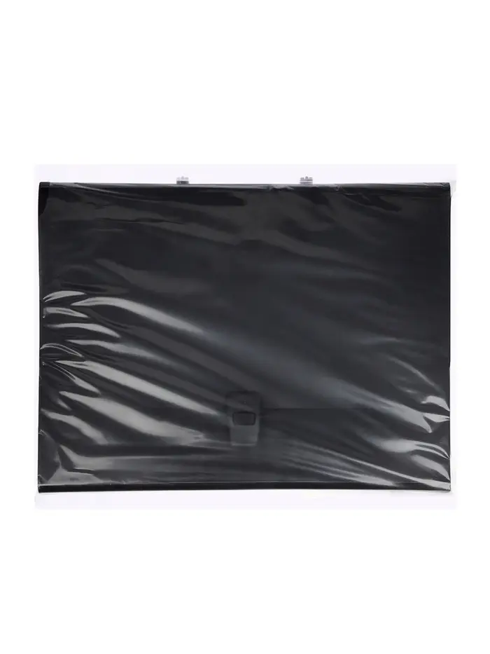 Папка-портфель А4, 12 отделений, 600 мкм, ErichKrause Matt Classic, до 350 листов, чёрная