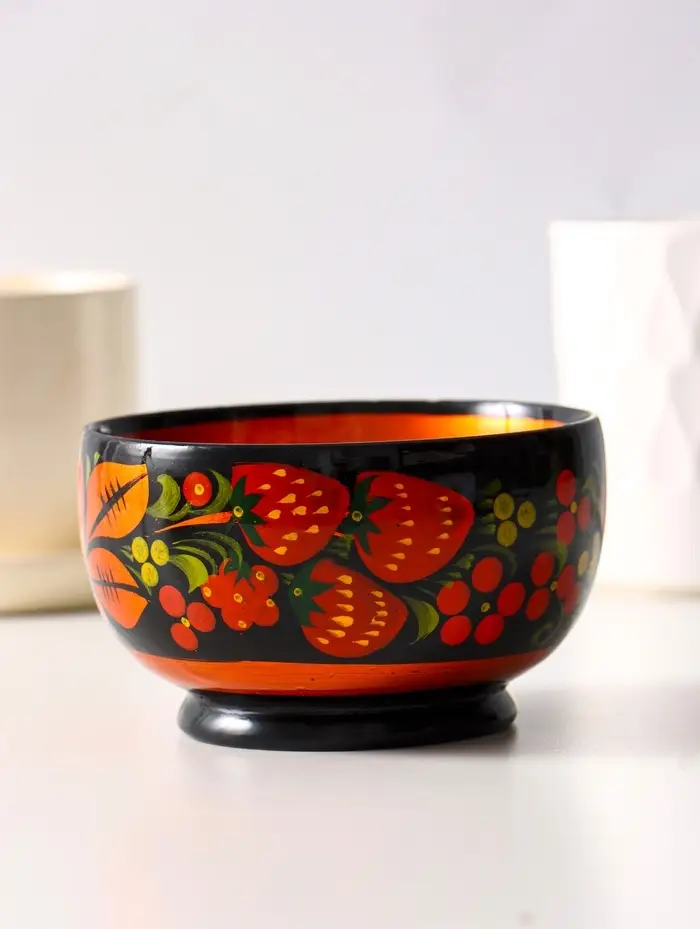 Чашка деревянная хохлома &laquo;Малая&raquo;, 11&times;5.5 см