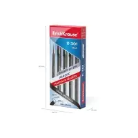 Ручка гелевая стираемая ErichKrause R-301 Magic Gel, узел 0.5 мм, чернила чёрные, длина письма 200 м, цена за 1 шт.