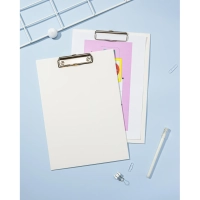 Папка-планшет д/бумаг КОМУС A4 белый жасмин