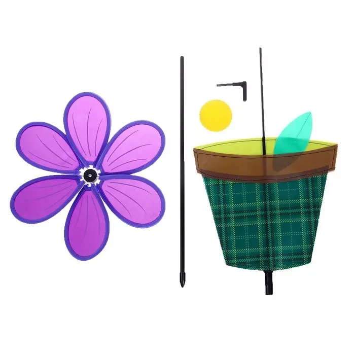 Ветерок «Цветок в горшке», цвета МИКС Ветерок «Цветок в горшке», цвета МИКС