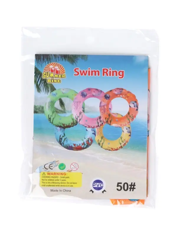 Круг для плавания 45 см, цвет оранжевый