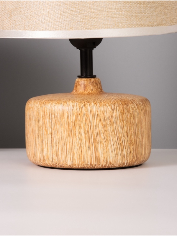 Лампа настольная Лампа настольная "Нана" 1х40Вт Е27 коричневый 20х20х27,5см МОДЕЛЬ: