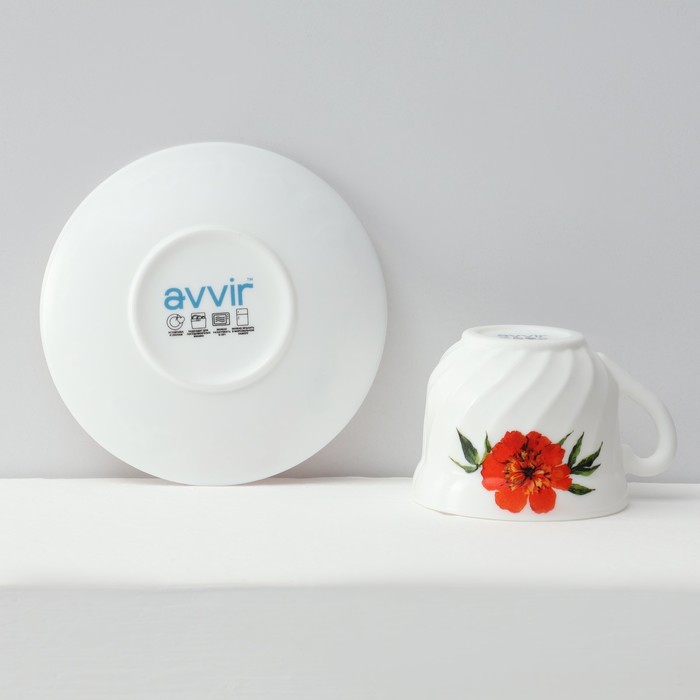 Сервиз столовый «Бархатная роза», 37 предметов, стеклокерамика Сервиз столовый «Бархатная роза», 37 предметов, стеклокерамика